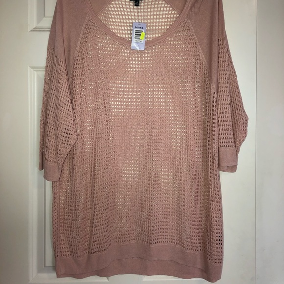 torrid Tops - Pink Torrid Sweater/Cover Up